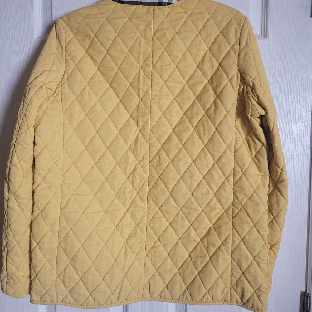 Burberry Yellow Quilted Jacket - Picture 2 of 5